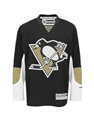 Sports: Pittsburgh Penguins NHL Mens Premier Team Home Jersey Black (Medium) - Reebok
