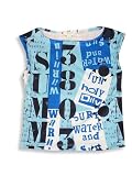 Kyds - Girls Sleeveless Top, Blue, White
