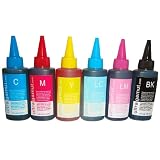 Ink Refill Kit for Epson Stylus Photo R300 Printers using T0481-T0486 Cartridges