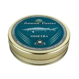 Bemka.com Iranian Ossetra Wild Caviar, 16-Ounce Tin by Bemka.com