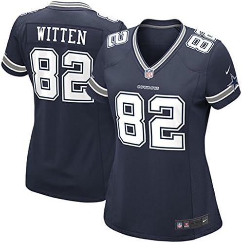82# Jason Jersey Witten Jersey Women's American Football Limited Jerseys Navy Blue Size L