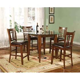 Eureka Glass Top Dining Table And Chairs