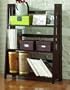 Home Elegance 482-11 ESPRESSO FOLDING BOOKCASE