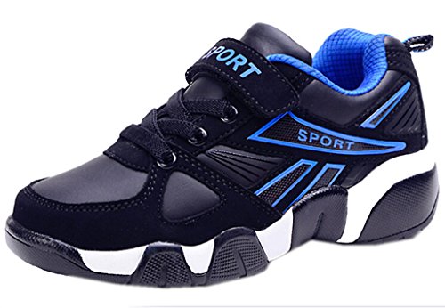 DADAWEN Boy's Girl's Classic Velcro Strap Basketball Sneakers (Toddler/Little Kid/Big Kid)