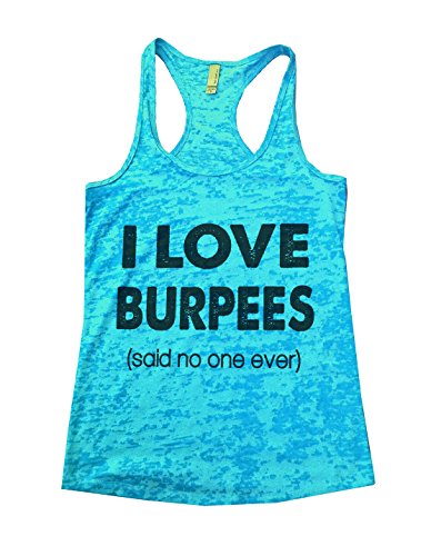 Womens Funny Gym Burnout Tank Top 