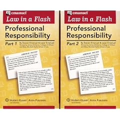 Professional Responsibility/ MPRE: 2-part Set (Law in a Flash)