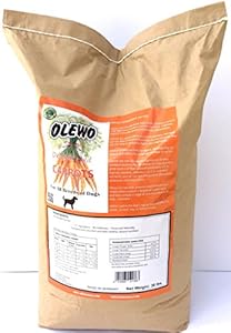 Olewo Carrots Dog Food Supplement - Breeder Bag 30 Pounds
