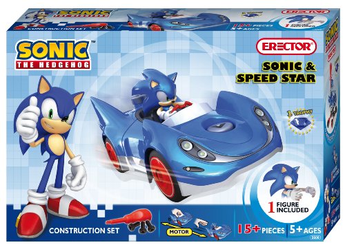 Erector Sonic The Hedgehog Sonic and Speed Star Construction Playset