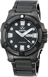 REACTOR Men's 72501 Meltdown Black Dial Black Nitride Plated Watch