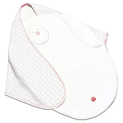 Nested Bean 2-in-1 Zen Swaddle - Red & Blue Dots