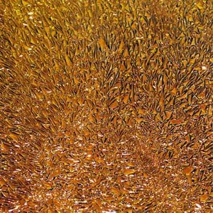 4" X 4" Dichroic Rainbow 2 On Black Fipple Glass - 90 Coe