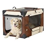 Karlie 31380 - Smart Top De Luxe - Hunde Transportbox - 61 x 46 x 43 cm, beige / braun