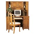 Corner Computer Desk – Oak