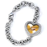 Womens Game Time Golden State Warriors Heart Watch - Stainless Steel ( 9 )