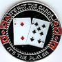 The Player not the Cards Poker Weight Card Guard Cover Chip Coin