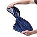 MaidMAX Pop-up Laundry Hamper, 2-Pack Foldable Mesh Sorter Bag Basket with Reinforced Carry Handles, Blue