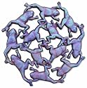 Sunset Vista Designs Enchanted Garden Collection Cast Iron Stepping Stone - Froggies