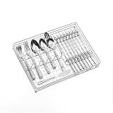 Cuisinart by Wallace Exeter 45-Piece Stainless-Steel Flatware Set, Service for 8