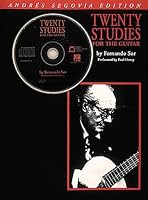 Andres Segovia - 20 Studies for the Guitar: Book/CD Pack