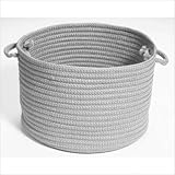 IMAGE OF Botanical Isle Braided Utility Basket Color: Kiwi