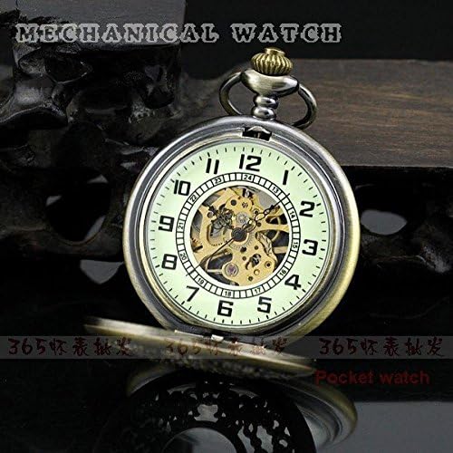 SunShine Day Classic Vintage Skeleton Automatic Mechanical Pocket Watch Steampunk Women Watch Steampunk Relogio De Bolso