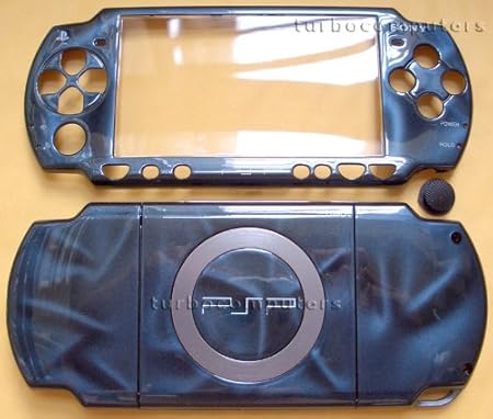 3D Blue PSP 2000 Full Shell Cover Housing Replacement with Button Set
