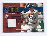 2003 Donruss Gamers Game Used Jersey #14 Juan Gonzalez Texas Rangers #'ed to 500