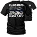 Thin Blue Line Hero Police Officer Support T-Shirt