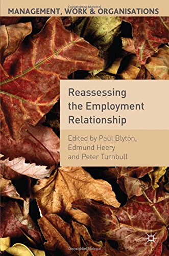 Reassessing the Employment Relationship (Management, Work and Organisations)
 From Palgrave Macmillan