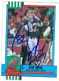 Don Beebe Autographed/Hand Signed Football Card (Buffalo Bills) 1990 Topps #200