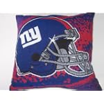 NEW YORK GIANTS Soft Knit Team Logo Throw Pillow 18" x 18" x 6"