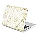 GMYLE Hard Case Print Frosted Compatible with MacBook Pro 13 inch (Model: A1278) - White Swirling Paint Pattern Rubber Coated Hard Shell Case Cover