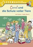 LESEMAUS zum Lesenlernen Stufe 1, Band 319: Conni und die Schule voller Tiere title=