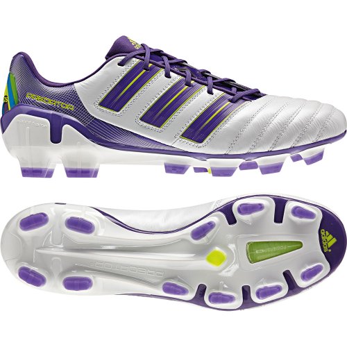 Adidas Prédator Adipower TRX FG Blanc Violet Jaune taille 48