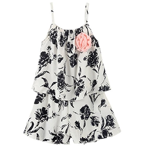Jastore® 2 Pieces Little Baby Girls Cute Flower Clothing Pants Set