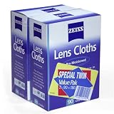 Zeiss-Pre-Moistened Lens Cloths, 180ct (2 Pack)