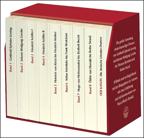 Produkt-Bild: Der Kanon. Die deutsche Literatur. Dramen: Acht B&auml;nde und ein Begleitband im Schuber: 8 B&auml;nde und 1 Begleitband (insel taschenbuch)