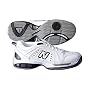 Men's New Balance MC803W (2E) Tennis Shoe - White/Black - Wide