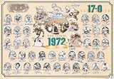 Mounted Memories Miami Dolphins 1972 Perfect Season Signed Lithograph