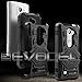 Evocel New Generation Series Phone Case Compatible with LG Leon, LG Tribute 2 (LS665), LG Destiny L21G, LG Power L22C, LG Risio with Belt Clip Holster and Kickstand, Black