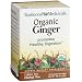 Traditional Medicinals Organic Ginger Herbal Tea, 16-Count Wrapped Tea Bags (Pack of 6)
