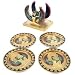 Isis Mother Goddess 4pc Coaster Set