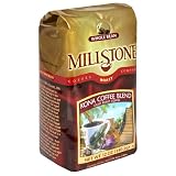 Millstone Kona Blend Coffee, Whole Bean, 12-Ounce Packages (Pack of 2)