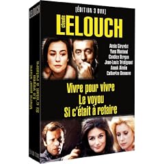 Claude Lelouch, vol. 1 : Vivre pour vivre / Le voyou / Si c'�tait � refaire - coffret 3 DVD