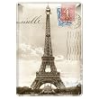 Eiffel Tower Fringe Studio Glass Postcard Tray