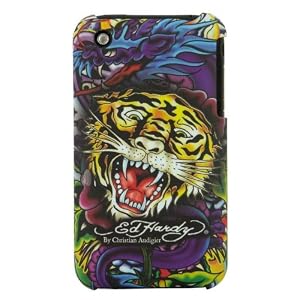 Ed Hardy Tattoo Faceplate Tiger iPhone 3G
