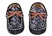 Femizee Baby Boy/Girls Moccasins Bowknot Soft Moccs Newborn Infant Leather Suede Shoes 9-12 Months Black