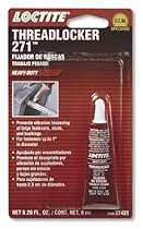 Loctite 37421 271 Red Heavy Duty Threadlocker, 6-milliliter Tube
