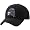 Zephyr Tennessee Volunteers Black Vortex Fitted Hat
