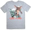 Gremlins Retro Stripe Gray T-shirt Tee